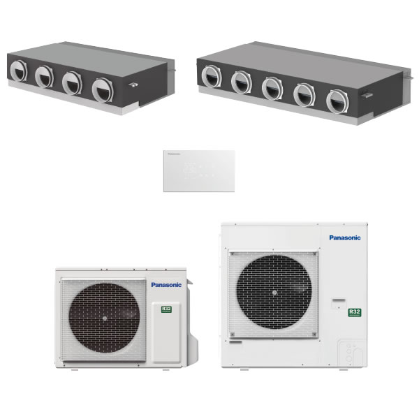 PACi NX sorozatú Standard többzónás légcsatornás klíma (R32)