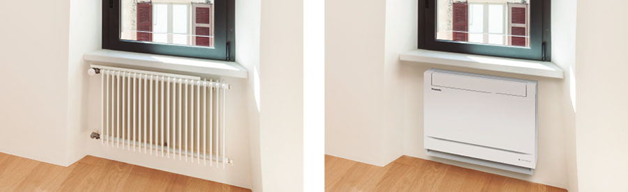 Panasonic padlókonzol - Régi kazánnal üzemelő fűtési rendszerek cseréje