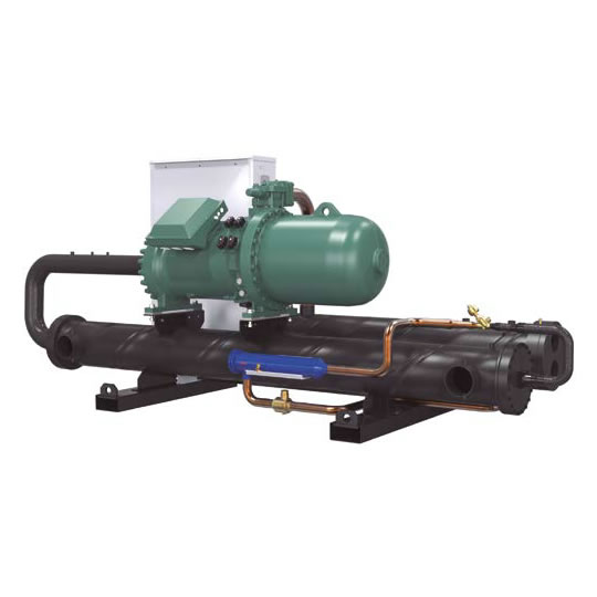 ECOi-W WSW-N EVO 440-1 550 C/H/R vízhűtéses folyadékhűtők, hőszivattyúk és kondenzátor nélküli egységek, R513A 