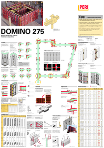 PERI DOMINO 275 keretvázas falzsaluzatok	 - alkalmazástechnikai útmutató
