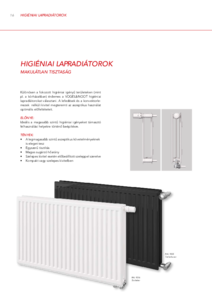 VOGEL&NOOT higiéniai radiátorok - általános termékismertető