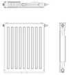 VONOVA T6 középcsatlakozású lapradiátorok - 11VM/500
<br>
dwg - CAD fájl