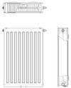 VONOVA T6 középcsatlakozású lapradiátorok - 22VM/600
<br>
dwg - CAD fájl