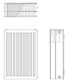VONOVA kompakt lapradiátorok - 33K/600 - CAD fájl