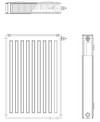 VONOVA szelepes lapradiátorok - 21KV-S/600
<br>
dwg - CAD fájl