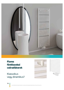 VOGEL&NOOT Flores fürdőszobai radiátorok - részletes termékismertető