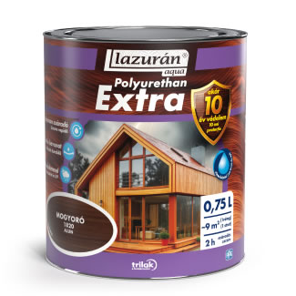 Lazurán® Aqua Polyurethan EXTRA vizes bázisú vastaglazúr