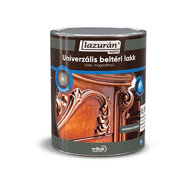Lazurán® Aqua univerzális beltéri lakk - magasfényű