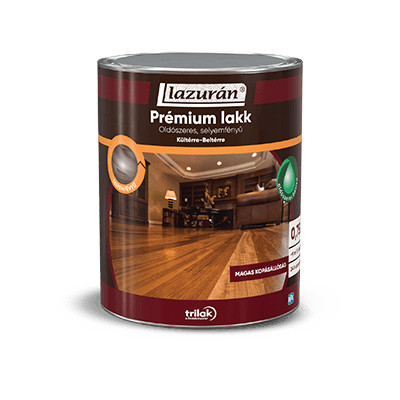 Lazurán® Prémium lakk kültérre, beltérre - selyemfényű