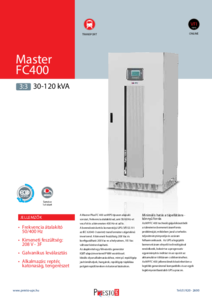 Riello Master FC400 3:3 30-120 kVA szünetmentes tápegység - részletes termékismertető