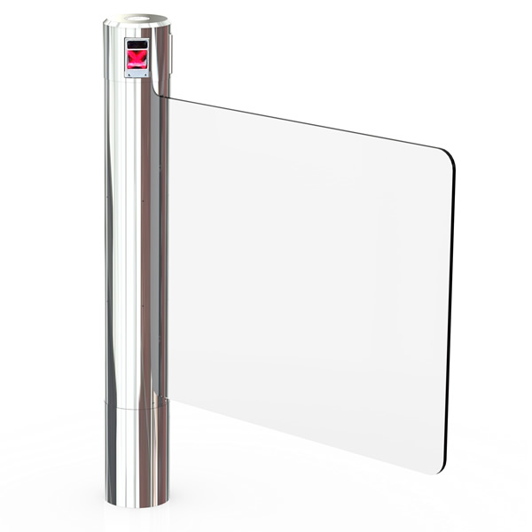 ProxerPort 2 Glass exkluzív üveg-lengőszárnyas beléptető kapu