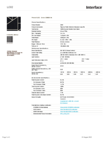 Interface Luxury Collection LC02 modulszőnyeg - műszaki adatlap