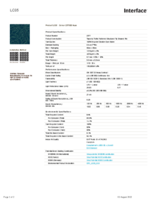 Interface Luxury Collection LC05 modulszőnyeg - műszaki adatlap