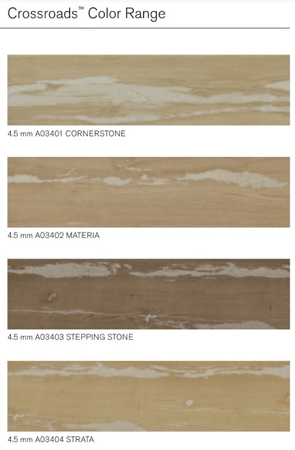 Interface Earthen Forms LVT burkolat