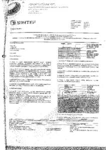 SINTEF Alkalmazási Engedély (hivatalos magyar fordítás) - megfelelőségi nyilatkozat