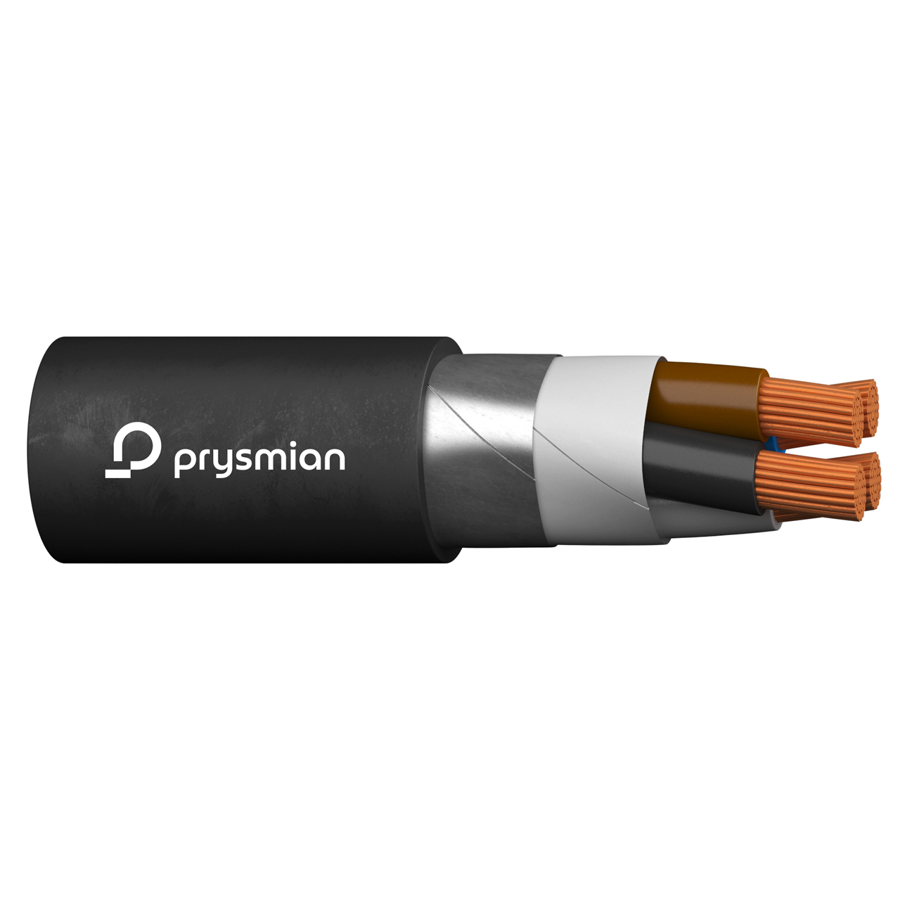 Prysmian SZRMtKVM 0,6/1kV CPR E többerű, PVC szigetelésű és burkolatú, páncélozott jelzőkábel