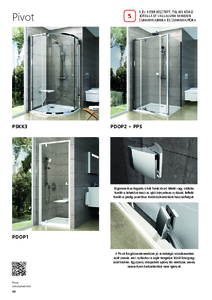 RAVAK Pivot zuhanykabinok és zuhanyajtók - általános termékismertető