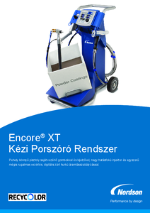 Encore® XT kézi porszóró rendszer - általános termékismertető