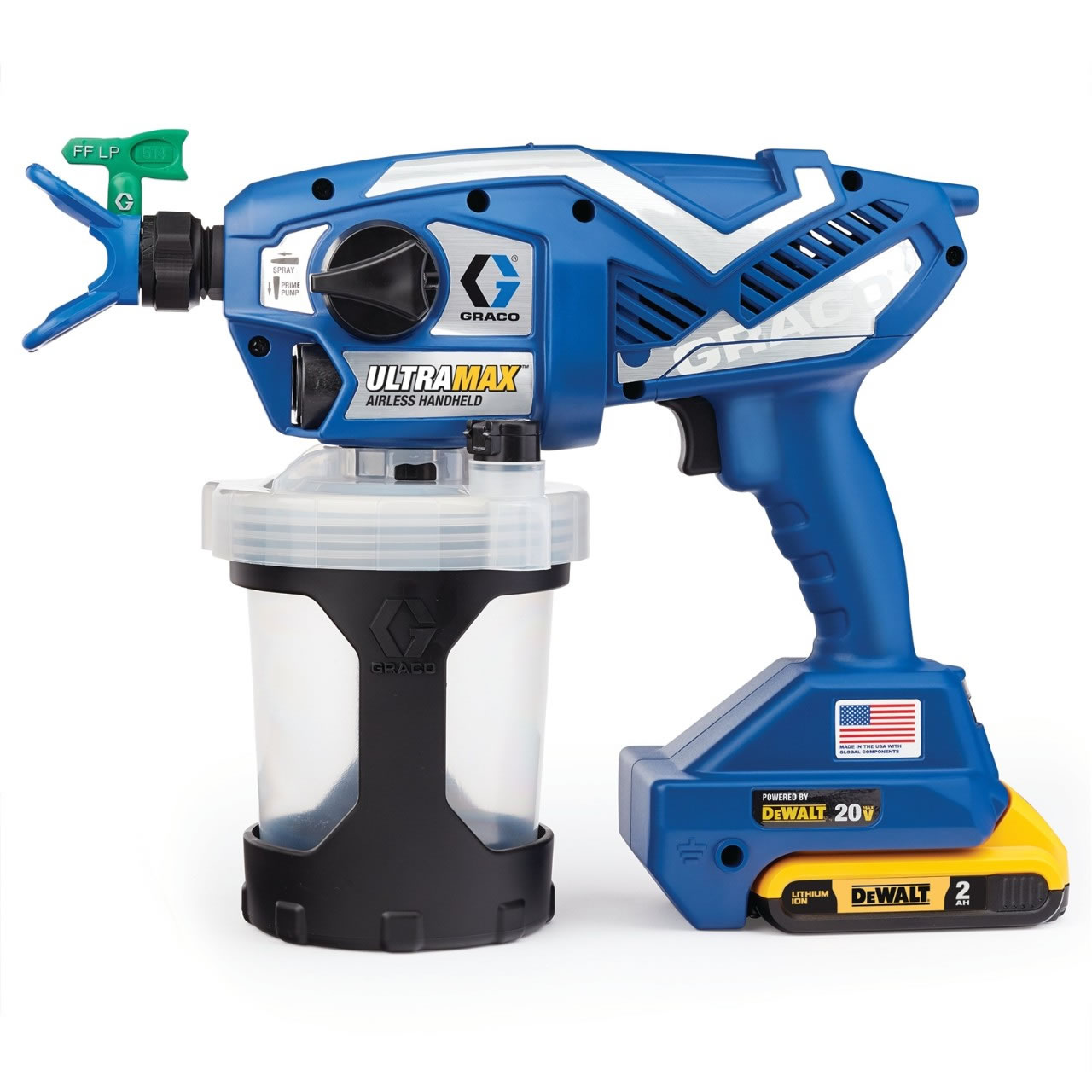 GRACO Ultra Max airless kézi festékszóró akkumulátorral