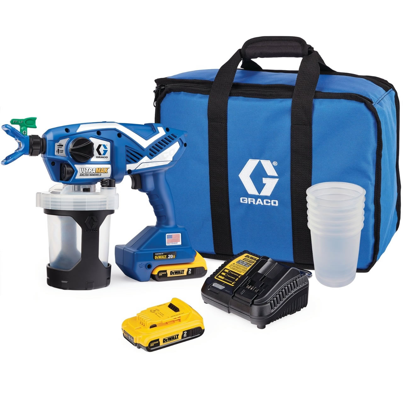GRACO Ultra Max airless kézi festékszóró akkumulátorral