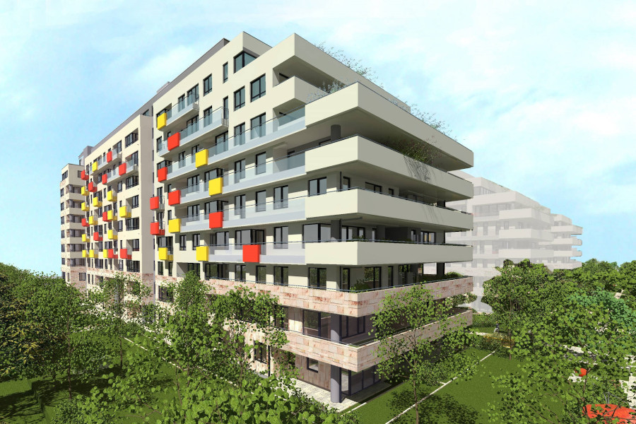 620 lakásos társasház épül ALBAFAL válaszfallal a XIII. kerületben
