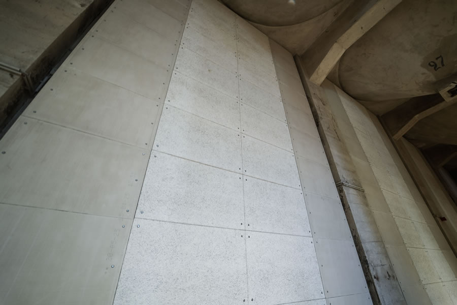 Az AIRwall kőzetgyapot és a Heraklith® Tektalan SmartTec építőlemez alkalmazása a hangelnyelés javítására