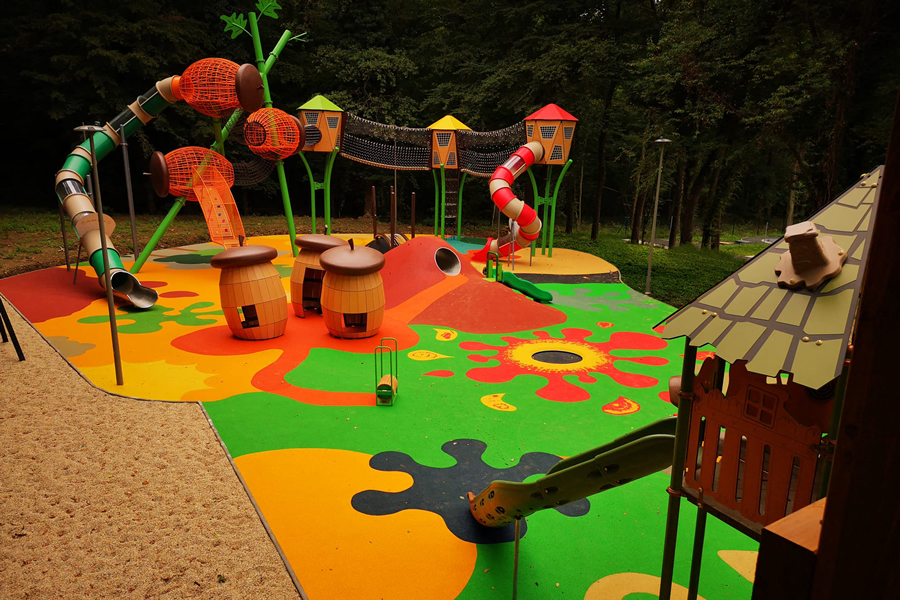 Ecogarden játszóeszközök az Alsóerdei Sport- és Élményparkban