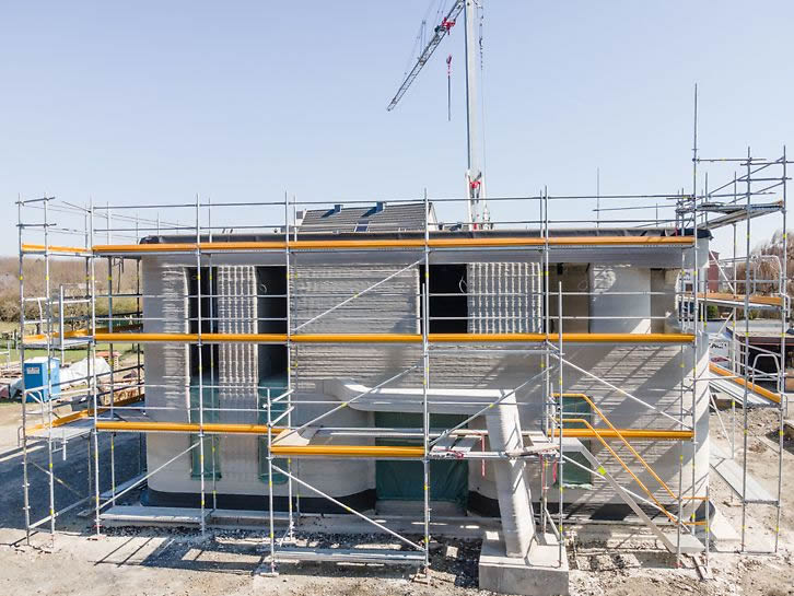 Európa legnagyobb 3D nyomtatású lakóépülete Wallenhausenben