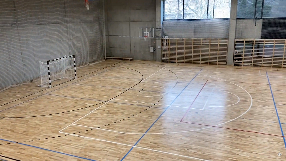 Grabo sportparketta a budai Ciszterci Szent Imre Gimnáziumban