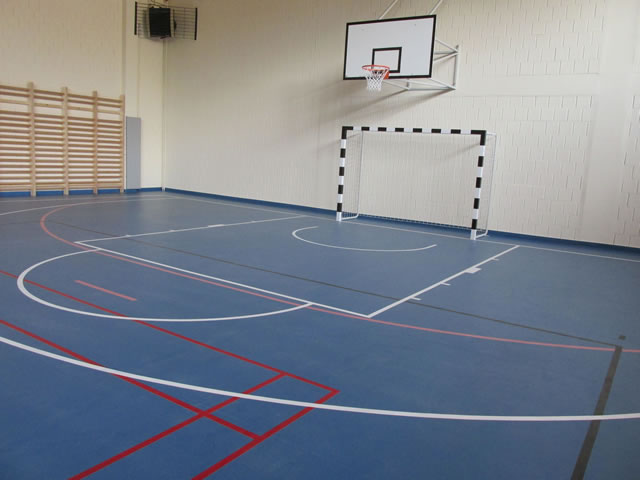 GraboSport Mega sport padló a csanádpalotai tornacsarnokban