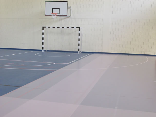 GraboSport Mega sport padló a csanádpalotai tornacsarnokban