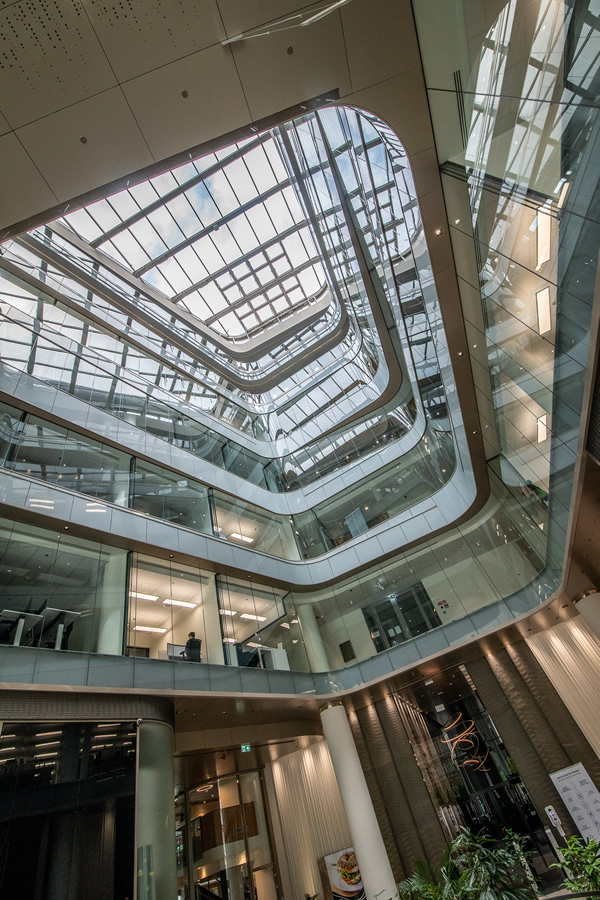 Knauf építőlemezek a Szervita Square Building belső tereiben