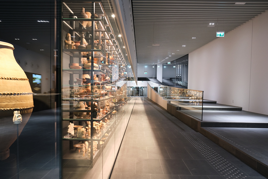 Az új Néprajzi Múzeum beltéri üveg válaszfalait a GMB csapata kivitelezte