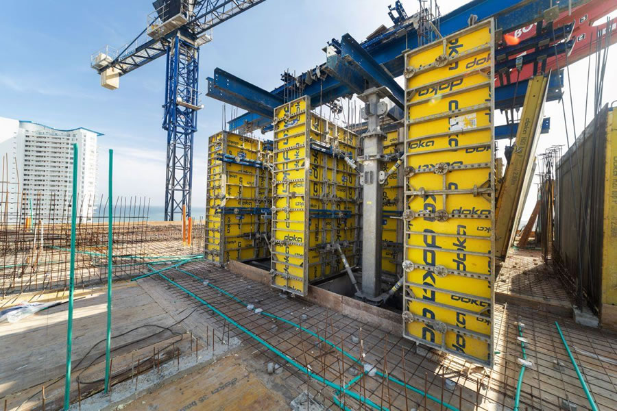 Okos Doka kúszórendszerek teszik hatékonnyá a magasépítést