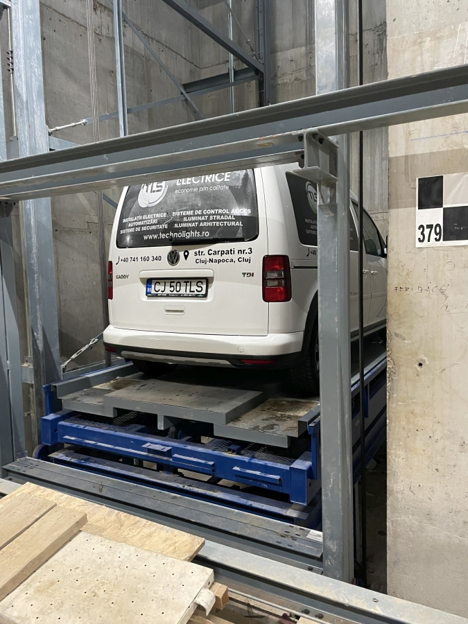 Hamarosan üzembe helyezik Románia legnagyobb és leggyorsabb Parking Smart automatizált parkolóját Kolozsváron, a Maurer Panoráma komplexumban