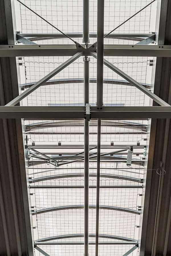 Velux Commercial felülvilágítók a HORSCH Landmaschinen gyártócsarnokában
