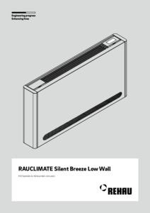 RAUCLIMATE Silent Breeze Low Wall fan-coil - szerelési útmutató