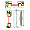 SYNEGO AD PVC bejárati ajtók - CAD fájl