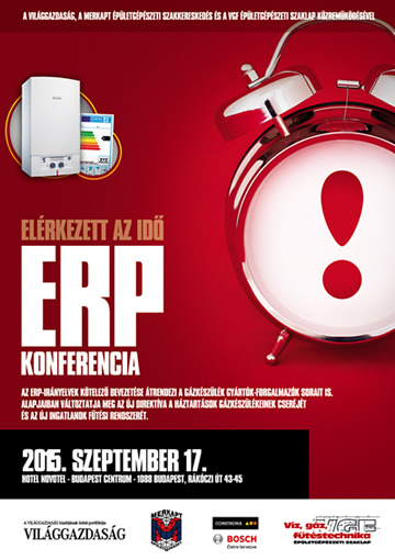 A nagy energiaforduló - ErP konferencia 2015. szeptember 17-én