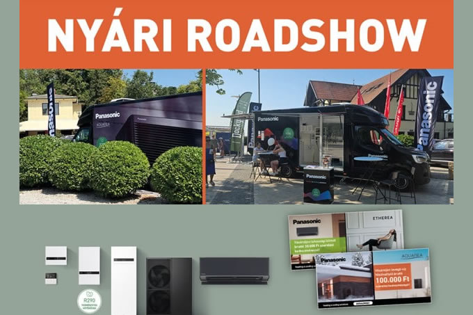 A Panasonic Heating and Cooling Solutions 2026-ban is nyári roadshow-ra indul