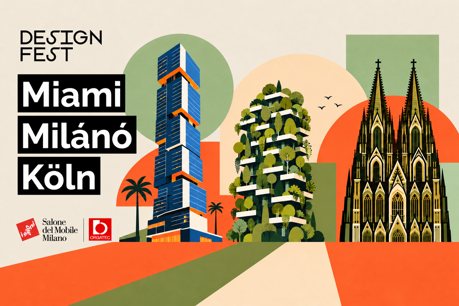 Milánó, Miami, Köln