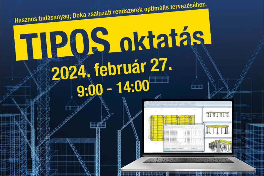 Doka Tipos 9 zsalutervező képzés – 2024. február 27.