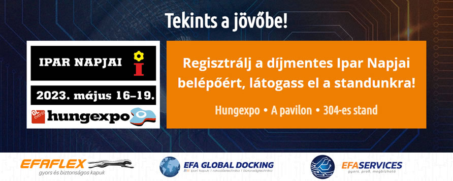 EFAFLEX workshopok az Ipar Napjai kiállításon