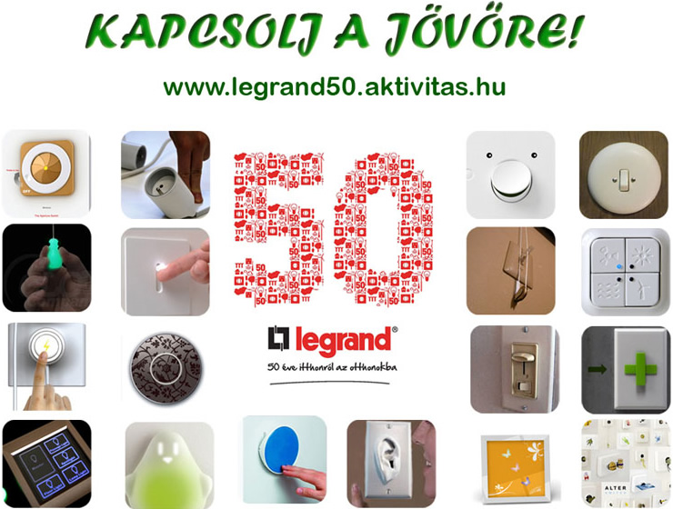 Kapcsolj a jövőre! – Designpályázat a Legrand és a MOME szervezésében