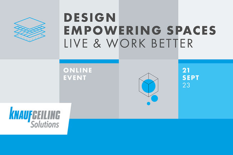 A Knauf Ceiling Solutions nemzetközi online eseménye: az építészet, a design és a komfortérzet összefüggései