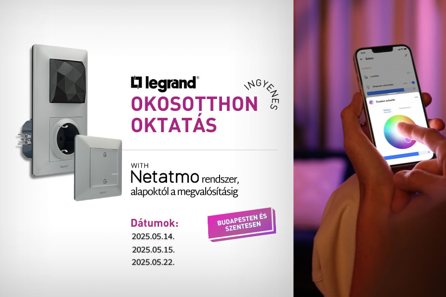 Legrand okosotthon oktatás – kezdő szint
