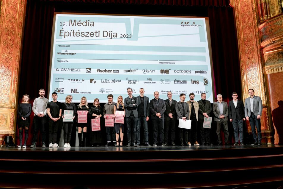 Média Építészeti Díja 2023 díjazotak, fotó: Darab Zsuzsa Média Építészeti Díja 2023 díjazotak, fotó: Darab Zsuzsa