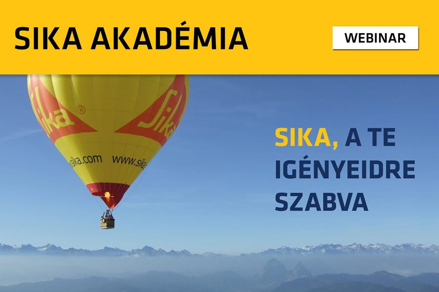 Sika Akadémia webinárium sorozat