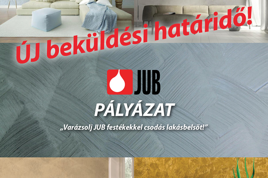 Új beküldési határidő - JUB Pályázat - 