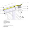 RENOLIT ALKORDESIGN - Félnyeregtető oromlezárással - CAD fájl